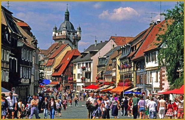 Au Bon Vieux Port Maison De Vacances Alsacienne A 10Mn De Ribeauville, Riquewihr Et Kaysersberg Selestat Bagian luar foto