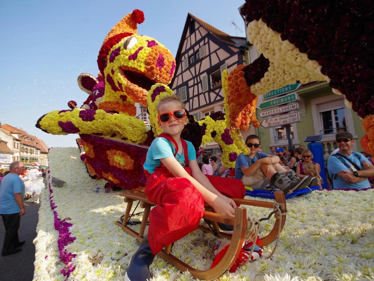 Au Bon Vieux Port Maison De Vacances Alsacienne A 10Mn De Ribeauville, Riquewihr Et Kaysersberg Selestat Bagian luar foto